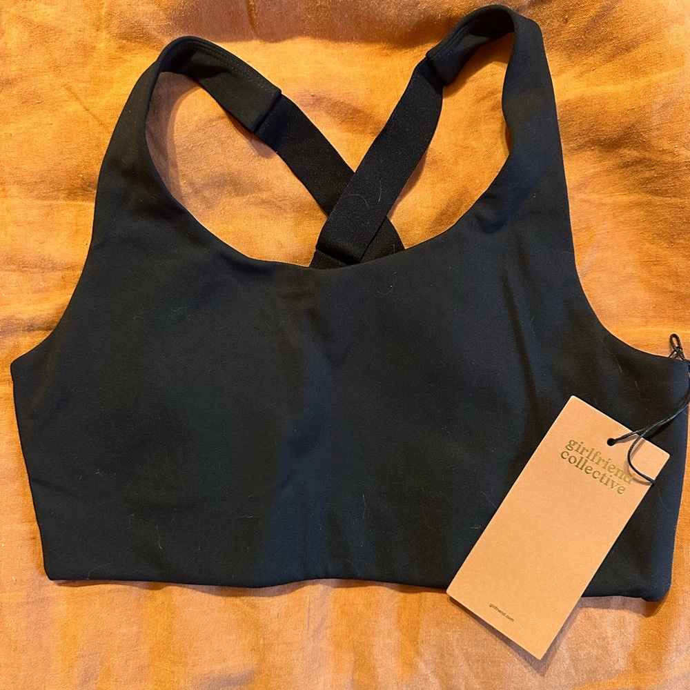 Girlfriend Collective Midnight Black Sports Bra